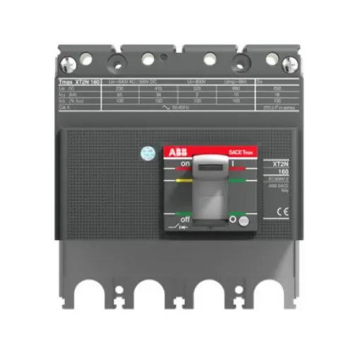 ABB, XT2S MCCB 4P 160A, Fixed Mount - 1SDA068169R1 XT2S 160 BLOC  FF product image