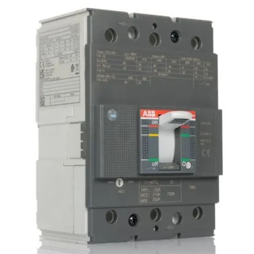 ABB, XT3S MCCB 3P 250A, Breaking Capacity 42.5 kA, Fixed Mount - 1SDA068271R1 XT3S 250 TMG 250A FF product image