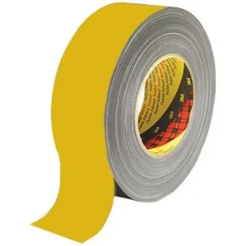 3M Scotch 389 Duct Tape, 50m x 50mm, Yellow, PE Coated Finish - Y-389 JAUNE product image