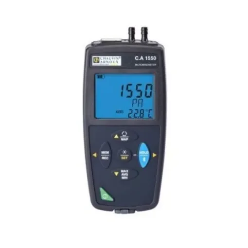Chauvin Arnoux CA 1550 Differential Manometer, Max Pressure Measurement 2450Pa - P01654555 product image