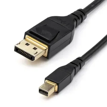 StarTech.com Male Mini DisplayPort to Male DisplayPort, PVC Cable, 8K @ 60 Hz, 1m - DP14MDPMM1MB product image