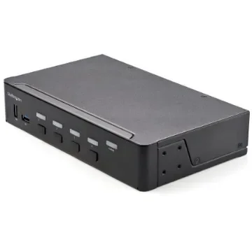 StarTech.com 4 Port USB HDMI KVM Switch, 3.5 mm Stereo 3840 x 2160 Maximum Resolution - SV431HU34K6 product image