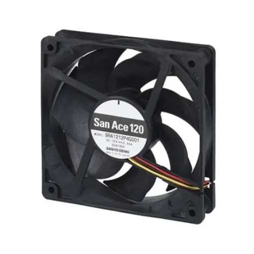 Sanyo Denki Axial Fan, 24 V dc, DC Operation, 2.64W, 110mA Max, 80 x 80 x 25mm - 9RA0824P4G001 product image