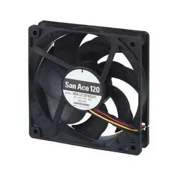 Sanyo Denki Axial Fan, 48 V dc, DC Operation, 3.36W, 70mA Max, 80 x 80 x 25mm - 9RA0848P4G001 product image