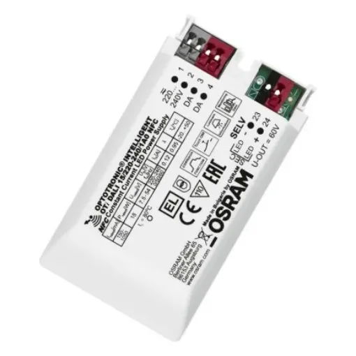 Osram LED Driver, 7.5-54V Output, 18W Output, 350mA Output, Constant Current Dimmable - OTI-DALI-15/220-240/1A0-NFC product image