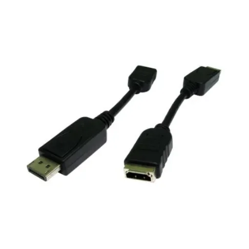 RS PRO Male DisplayPort to Female HDMI Cable, 4K, 150mm - 2369123 product image