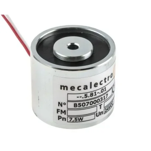 Mecalectro Holding Magnet, 440N Holding Force 24V dc - 5.81.01 product image