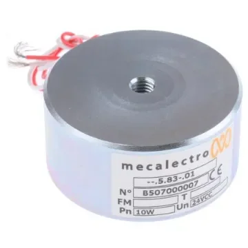 Mecalectro Holding Magnet, 1450N Holding Force 24V dc - 5.83.01 product image