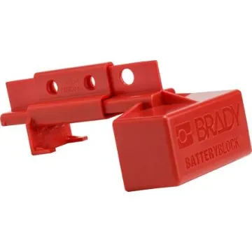 Brady Red 2-Lock ABS Electrical Plug Lockouts, 7.87mm Shackle - 150841 product image