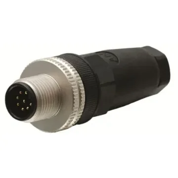 ABB Circular Connector, 8 Contacts, Cable Mount, M12 Connector, Socket, Male, IP65, 2TLA Series - 2TLA020055R1700 M12-C04 product image