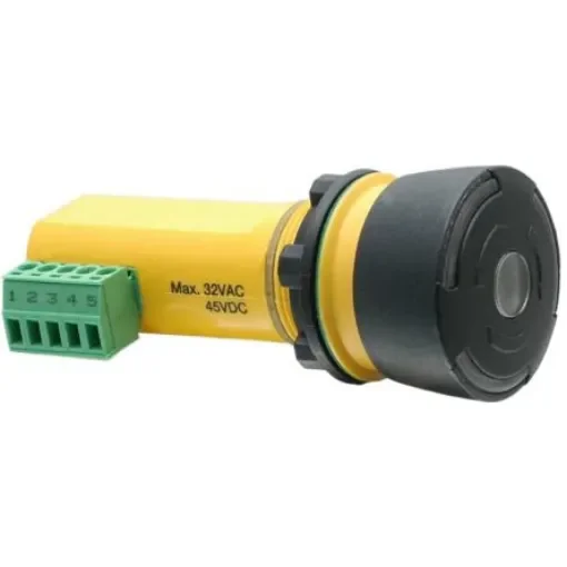 ABB Black Twist Release Push Button, 22.5mm Cutout - 2TLA030054R0300 INCA 1S product image