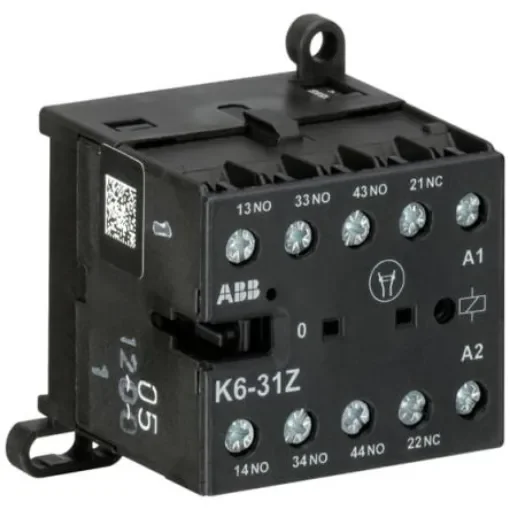 ABB Contactor Relay, 4 A, 1NC/3NO - GJH1211001R8310 K6-31Z 230V 40/450HZ product image