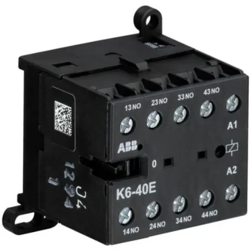 ABB Contactor Relay, 4 A, 4NO - GJH1211001R8405 K6-40E 400V 40/450HZ product image