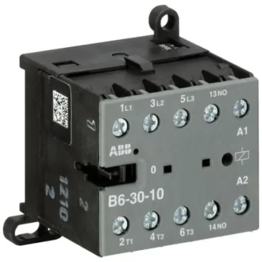 ABB B6-30-10 B Contactor, 42 V Coil, 3-Pole, 20 A, 4 kW, 3NO - GJL1211001R0102 B6-30-10 42V AC product image