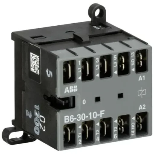 ABB Contactor, 127 V Coil, 3-Pole, 20 A, 4 kW, 3NO - GJL1211003R8104 product image