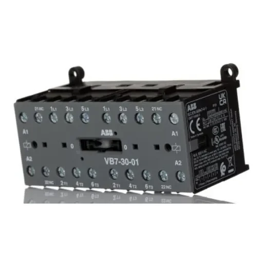 ABB VB7-30-01 VB Contactor, 24 V Coil, 3-Pole, 20 A, 5.5 kW, 3NO - GJL1311901R0011 VB7-30-01 24V AC product image