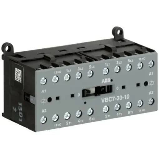 ABB Contactor, 12 V dc Coil, 3-Pole, 20 A, 5.5 kW, 3NO - GJL1313901R0107 product image