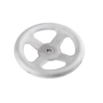 RS PRO Silver Stainless Steel Hand Wheel, 200mm diameter - 237255 product image