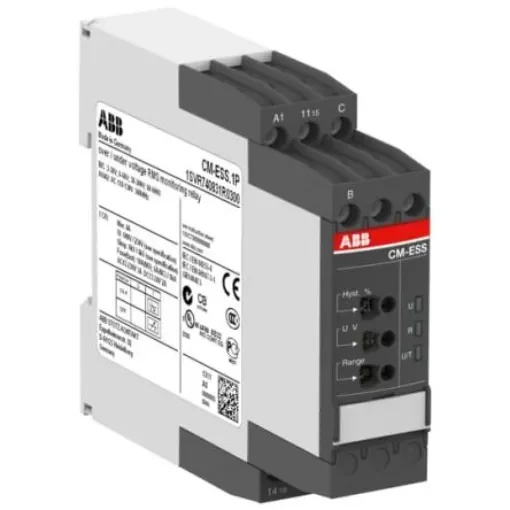 ABB Voltage Monitoring Relay, 1 Phase, SPDT - 1SVR730831R0300 CM-ESS.1S product image