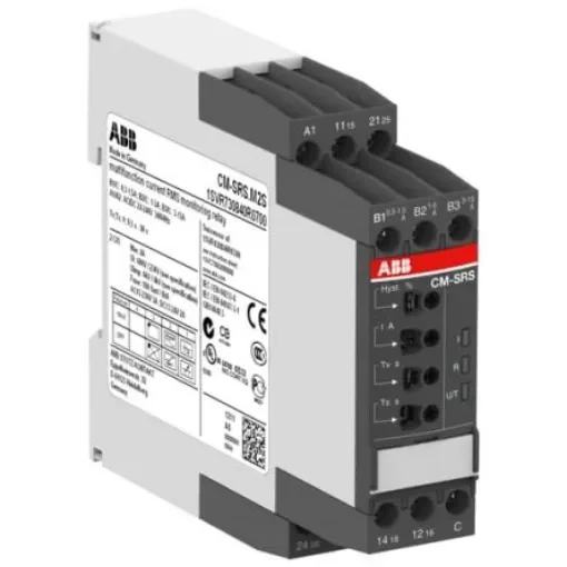 ABB Current Monitoring Relay, 1 Phase, 2CO (SPDT) - 1SVR730840R0600 CM-SRS.M1S product image