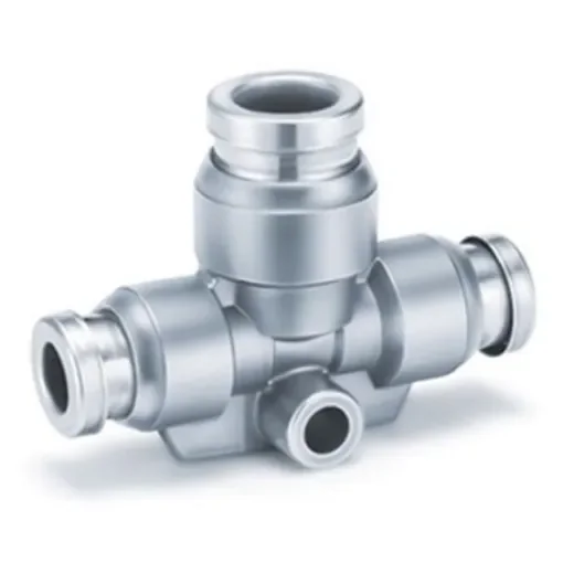 SMC KQB2T Series Tube-to-Tube Adaptor, Push In 8 mm to Push In 8 mm - KQB2T08-10 product image