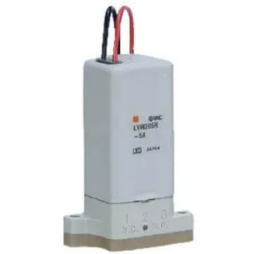 SMC Solenoid Valve LVM20R3-5C-Q, 2 port(s) , Universal, 24 V dc product image