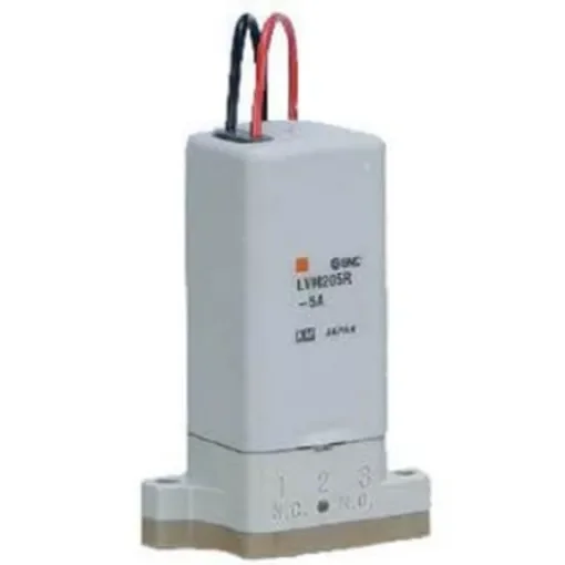 SMC Solenoid Valve LVM20R3-5C-Q, 2 port(s) , Universal, 24 V dc product image
