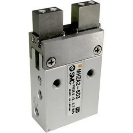 SMC 2 Finger Single Action Pneumatic Gripper, MHZA2-6S, Parallel Gripping Type product image