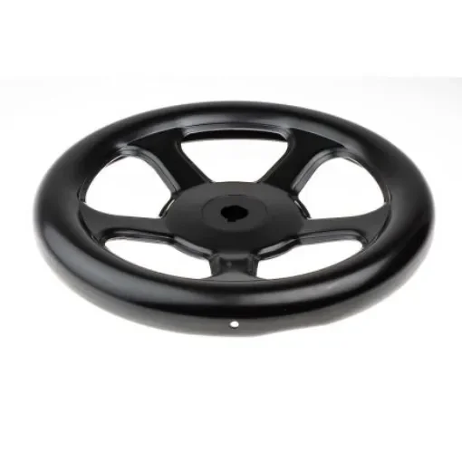 RS PRO Black Steel Hand Wheel, 250mm diameter - 237366 product image