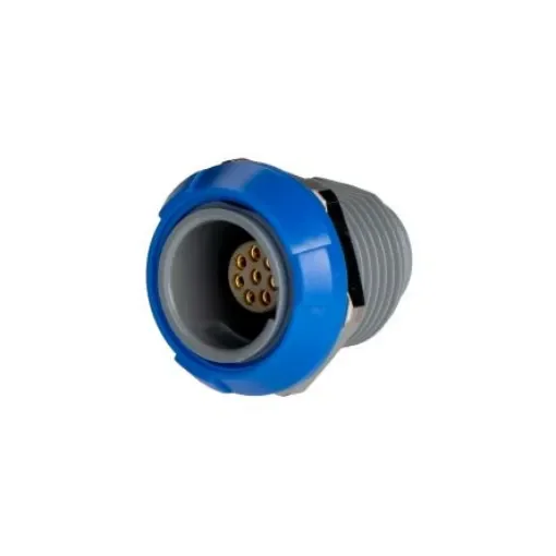 LEMO Circular Connector, 8 Contacts, Panel Mount, Socket, Female, IP50, Redel P Series - PKG.M0.8GL.LA product image