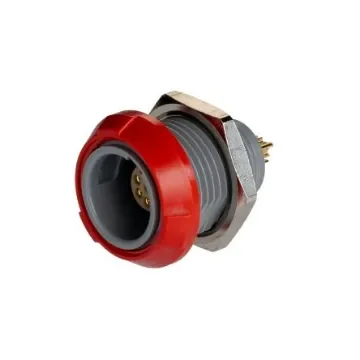 LEMO Circular Connector, 8 Contacts, Panel Mount, Socket, Female, IP50, Redel P Series - PKG.M0.8GL.LR product image