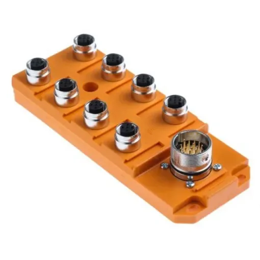 Lumberg Automation ASB Series Sensor Box, M12, 8 port - 11137 ASBSV 8 5 product image