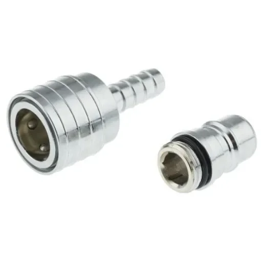 Nito Hose Connector, Straight Coupling Set, BSP 1/2in 1/2in ID, 25 bar - 61514G3 product image