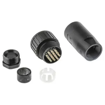 Hirschmann, CM 14 Way Cable Mount MIL Spec Circular Connector Receptacle, Socket Contacts,Shell Size 20, Screw - 933067100 CM 06 EA 20-27 S product image