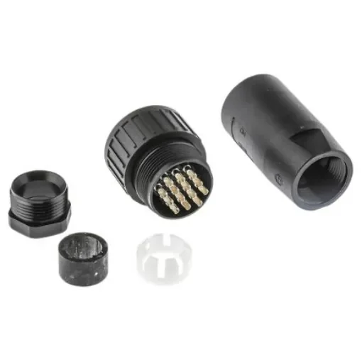 Hirschmann, CM 14 Way Cable Mount MIL Spec Circular Connector Receptacle, Socket Contacts,Shell Size 20, Screw - 933067100 CM 06 EA 20-27 S product image