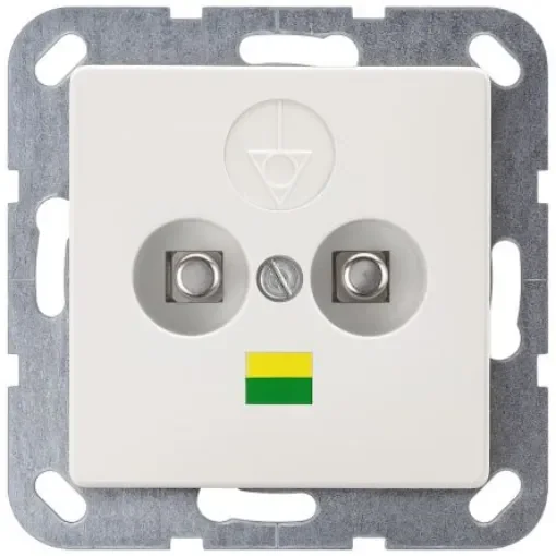 Siemens White 2 Gang Plug Socket, Outdoor Use - 5TG2564 product image