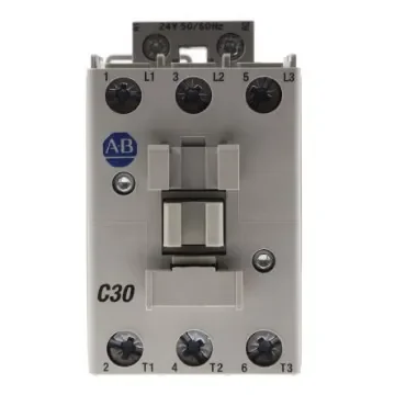 Allen Bradley 100 Series 100C Contactor, 24 V ac Coil, 3-Pole, 30 A, 15 kW, 3NO, 690 V ac - 100-C30KJ00 product image