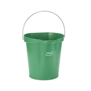 12L Polypropylene Green Bucket With Handle - 56942 product image