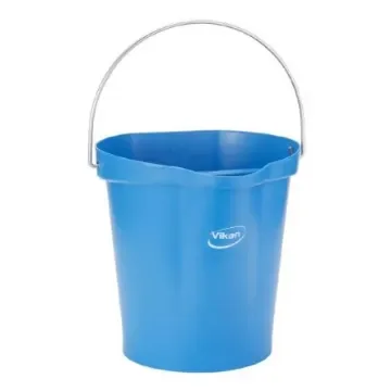 12L Polypropylene Blue Bucket With Handle - 56943 product image
