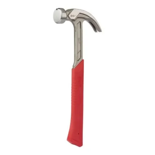 Milwaukee Steel Claw Hammer with Rubber Handle, 570g - 4932478656 product image