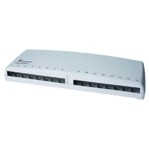 Telegartner Telegartner Data Series Cat5e, Cat6, Cat6a 16 Port RJ Patch Panel White - H02000A0107 product image
