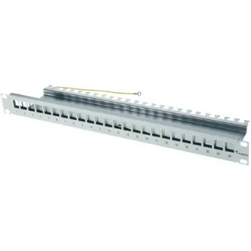 Telegartner Telegartner Data Series Cat5e, Cat6, Cat6a 24 Port RJ45 RJ Patch Panel Shielded, Unshielded 1U Grey - H02025A0167 product image