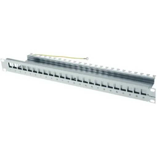 Telegartner Telegartner Data Series Cat5e, Cat6, Cat6a 24 Port RJ45 RJ Patch Panel Shielded, Unshielded 1U Grey - H02025A0167 product image