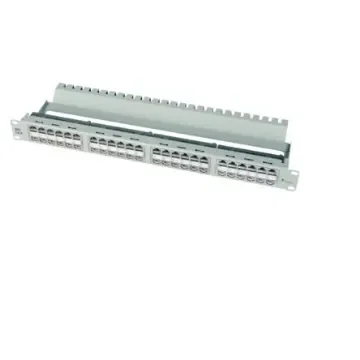 Telegartner Telegartner Data Series Cat6a 48 Port RJ11, RJ12, RJ45 RJ Patch Panel Shielded 1U Grey - J02024A0007 product image