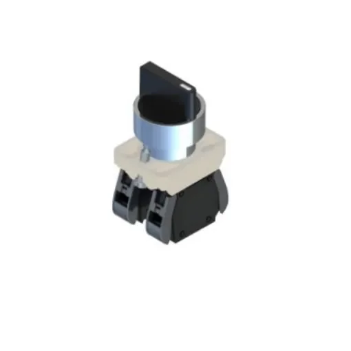RS PRO Short Lever Selector Switch - (1NO+1NC) 22.5mm Cutout Diameter 2 Positions - 2383955 product image