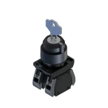 RS PRO Key Selector Switch - (1NO+1NC) 22.5mm Cutout Diameter 2 Positions - 2383964 product image