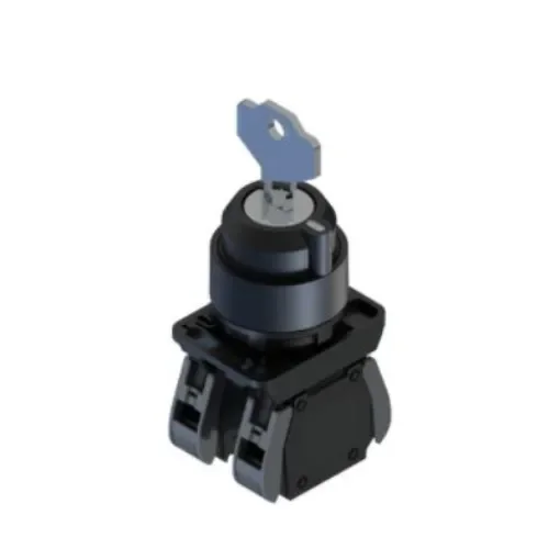 RS PRO Key Selector Switch - (1NO+1NC) 22.5mm Cutout Diameter 2 Positions - 2383964 product image