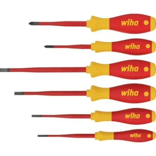 Wiha Phillips; Slotted Insulated Screwdriver Set, 6-Piece - 35389 product image