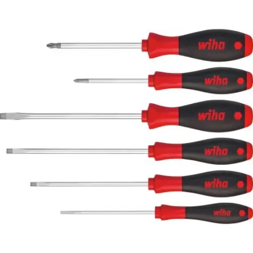 Wiha Tools Slotted Screwdriver Set, 6-Piece - 07152 product image