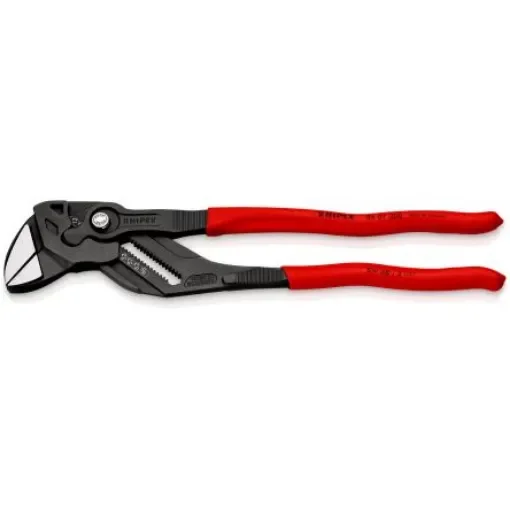 Knipex Plier Wrench, 300 mm Overall, Angled, Straight Tip, 68mm Jaw - 86 01 300 product image